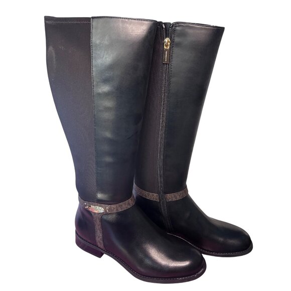 Michael Kors Finley Wide-Calf Riding Boots Women’s Size 8 - Picture 2 of 8